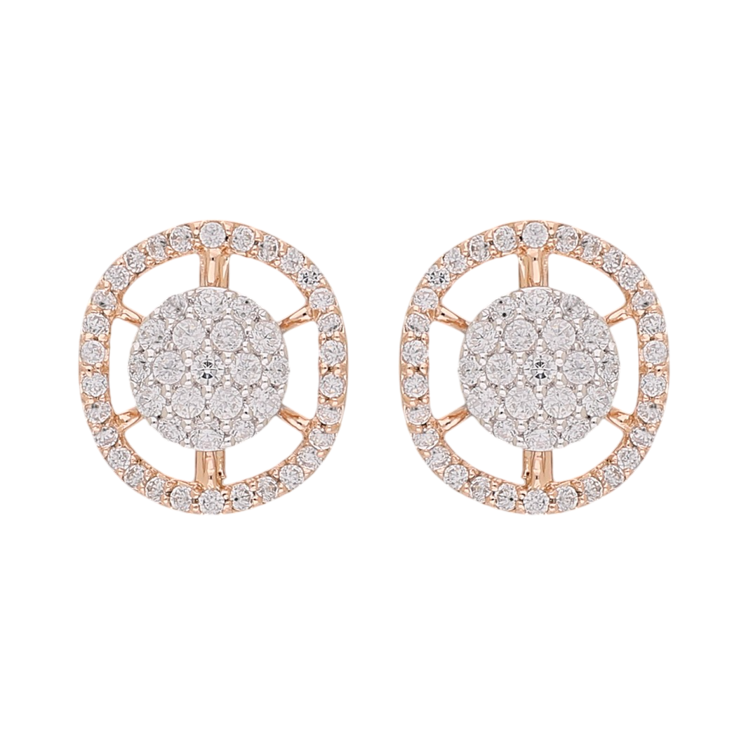 Celestial Orb Lab Grown Diamond Earrings