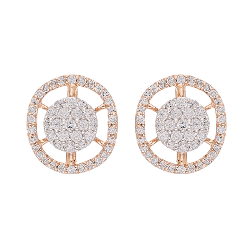 Celestial Orb Lab Grown Diamond Earrings