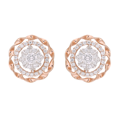 Whirl Aura Lab Grown Diamond Earrings