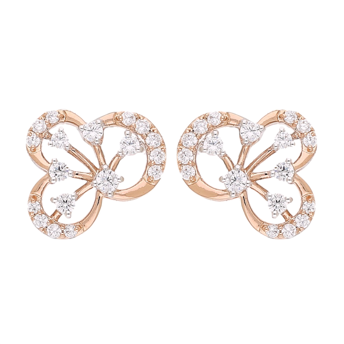 Cloverleaf Lab Grown Diamond Earrings