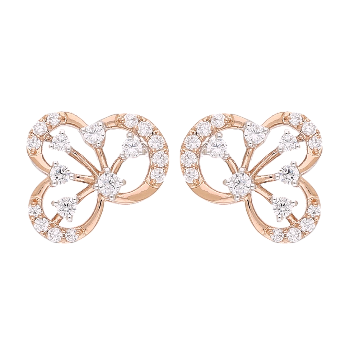 Cloverleaf Lab Grown Diamond Earrings