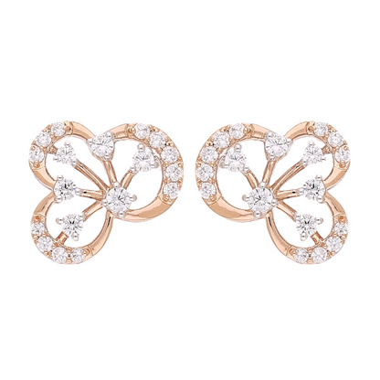 Cloverleaf Lab Grown Diamond Earrings