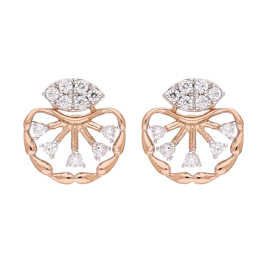 Seedpod Lab Grown Diamond Earrings