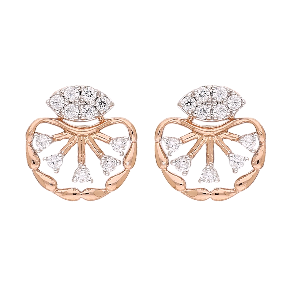 Seedpod Lab Grown Diamond Earrings