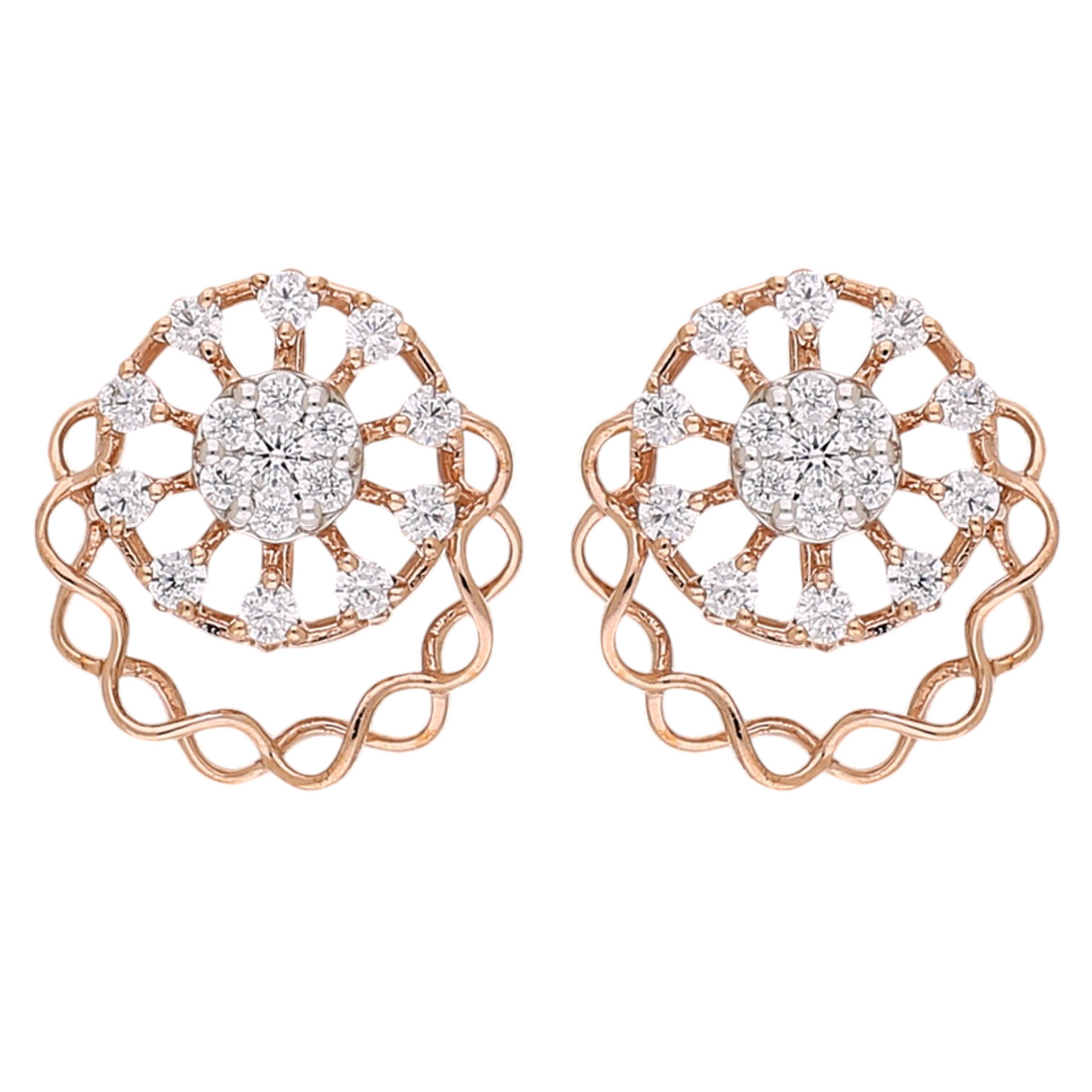 Vintage Lace Lab Grown Diamond Earrings