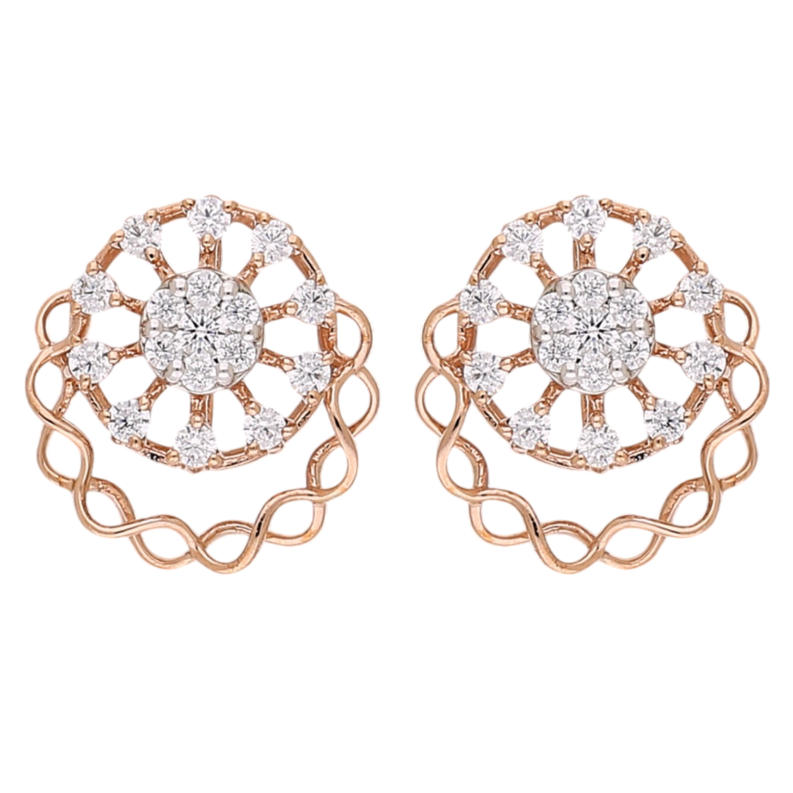 Vintage Lace Lab Grown Diamond Earrings