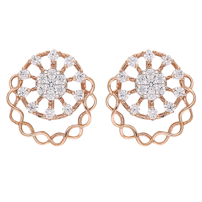 Vintage Lace Lab Grown Diamond Earrings