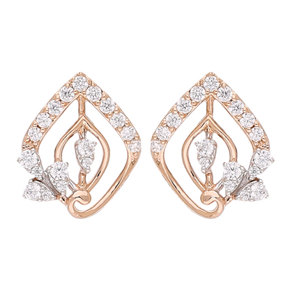 Floral Fusion Lab Grown Diamond Earrings