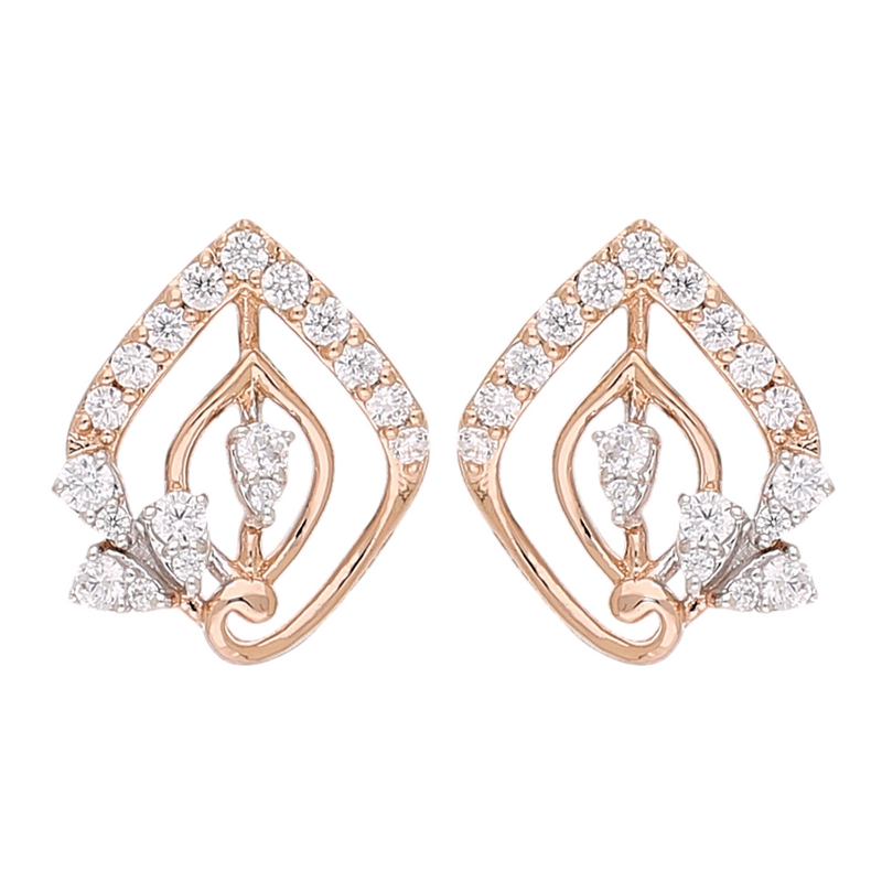Floral Fusion Lab Grown Diamond Earrings