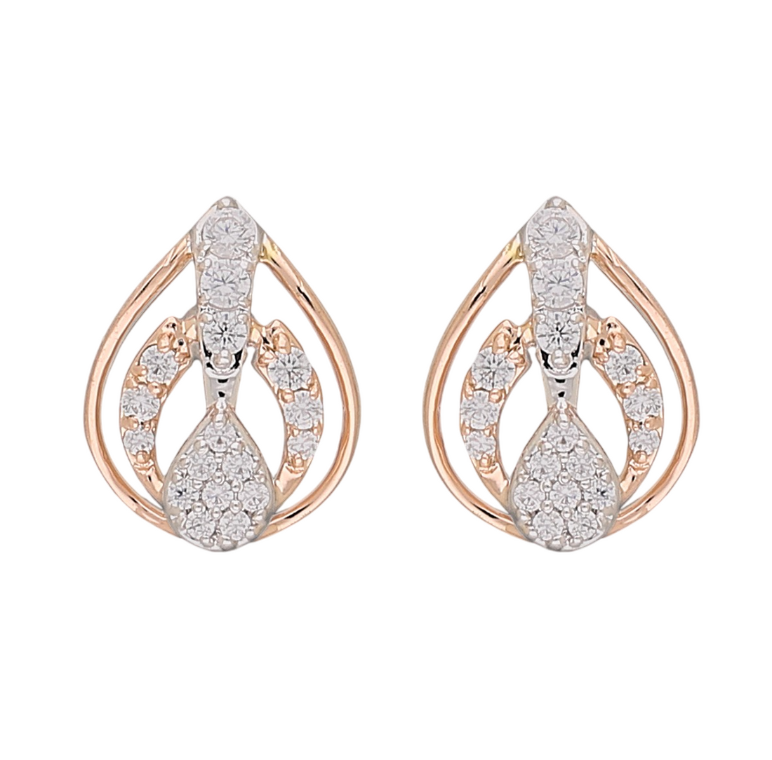 Glittered Grace Lab Grown Diamond Earrings