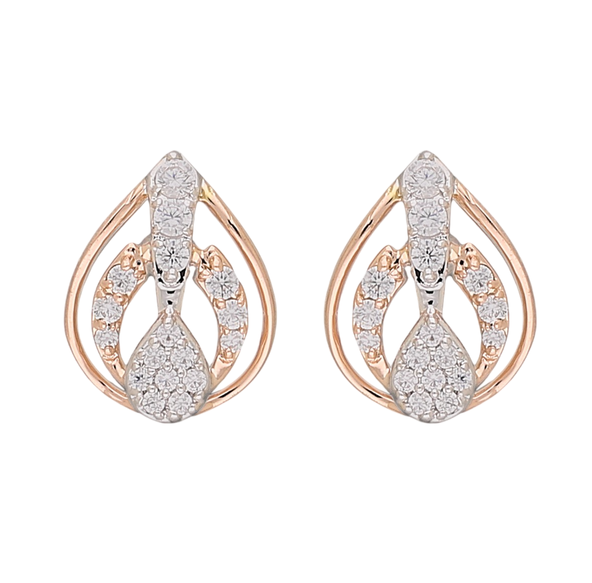 Glittered Grace Lab Grown Diamond Earrings