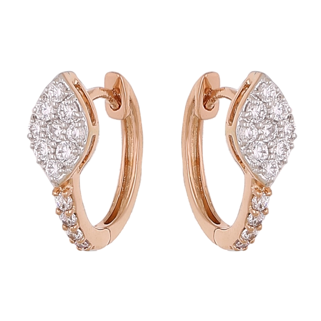 Gleam Curve Lab Grown Diamond Earrings