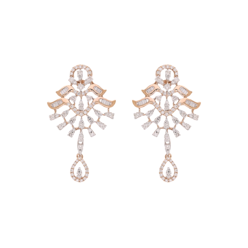 Starlit Archway Lab Grown Diamond Earrings