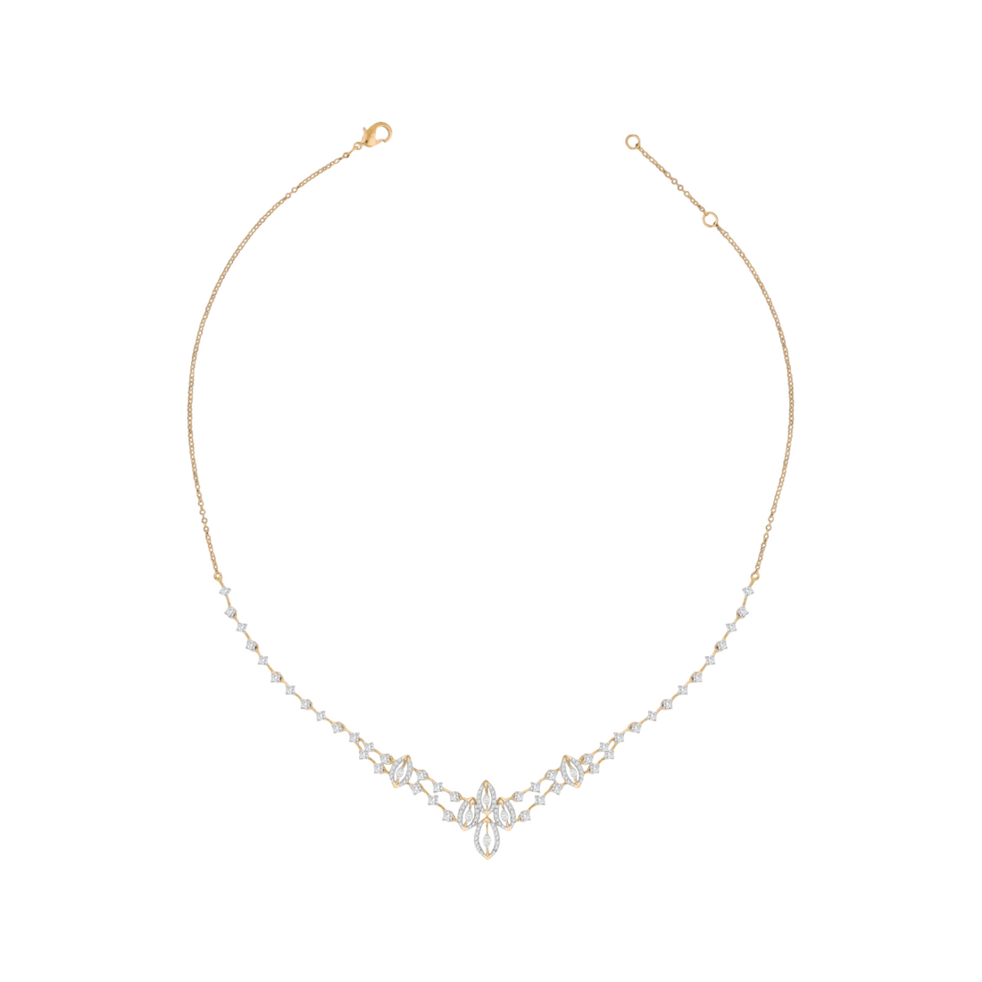 Serenade Leaf Lab Grown Diamond Necklace