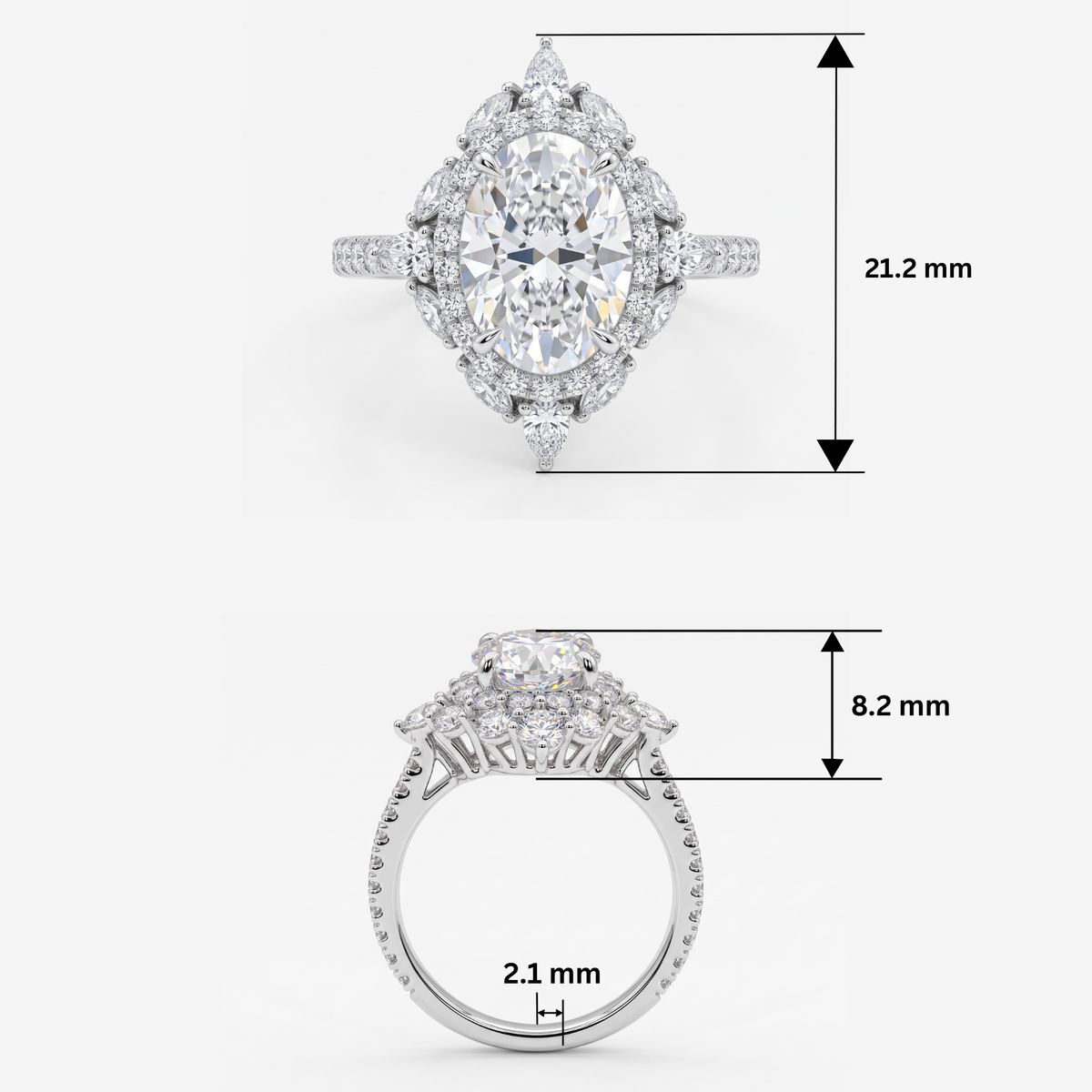 Imperial Starlight Solitaire Lab Grown Diamond Ring