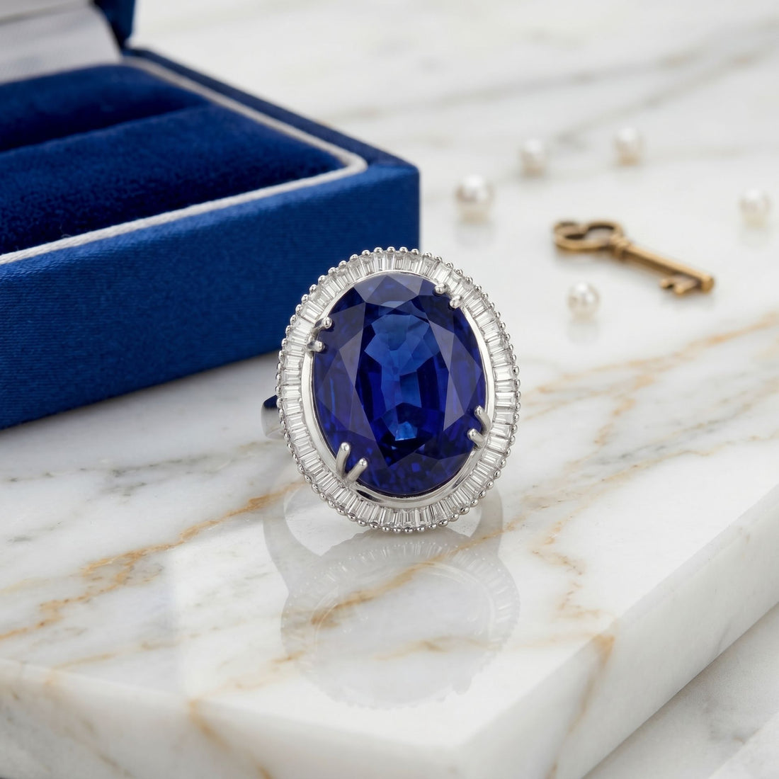 Ballerina Lab Grown Gemstone Ring