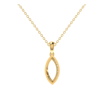 Aileron Apex Gold Plated Lab Grown Diamond Pendant
