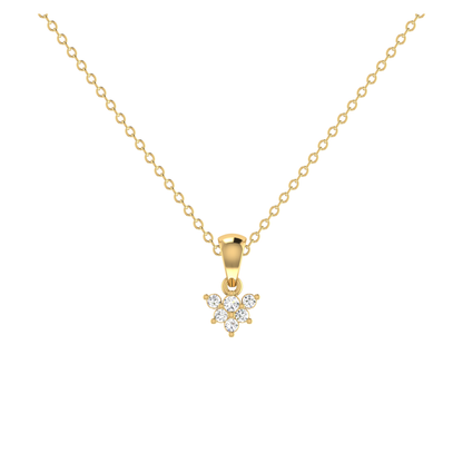 Breeze Drop Gold Plated Lab Grown Diamond Pendant