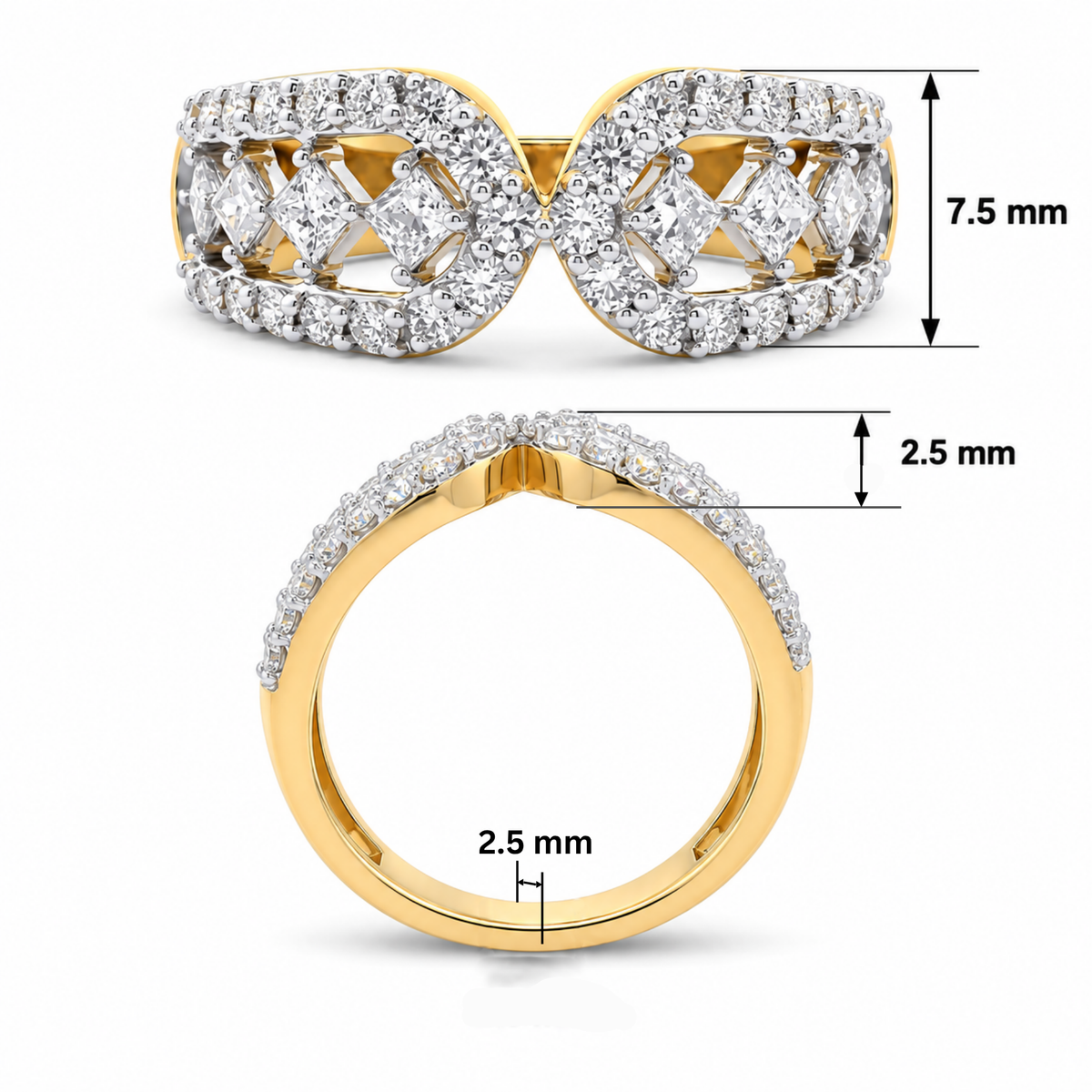 Elara Forever Lab Grown Diamond Ring