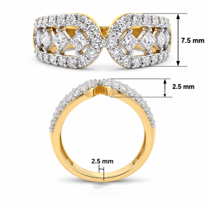 Elara Forever Lab Grown Diamond Ring