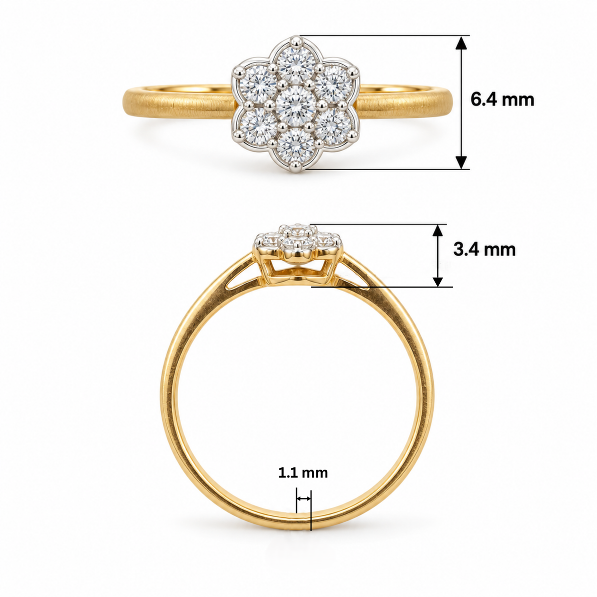 Bloom of Light Lab Grown Diamond Ring