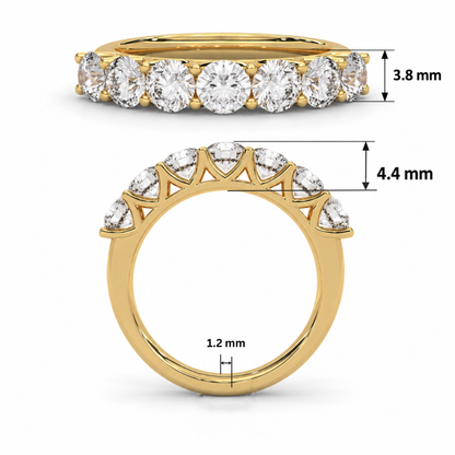 Radiance Eternity Lab Grown Diamond Ring