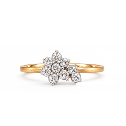 Evora Petal Lab Grown Diamond Ring
