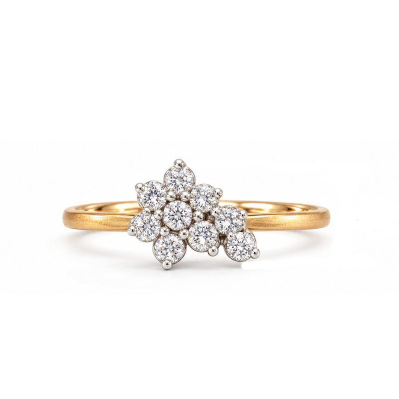 Evora Petal Lab Grown Diamond Ring