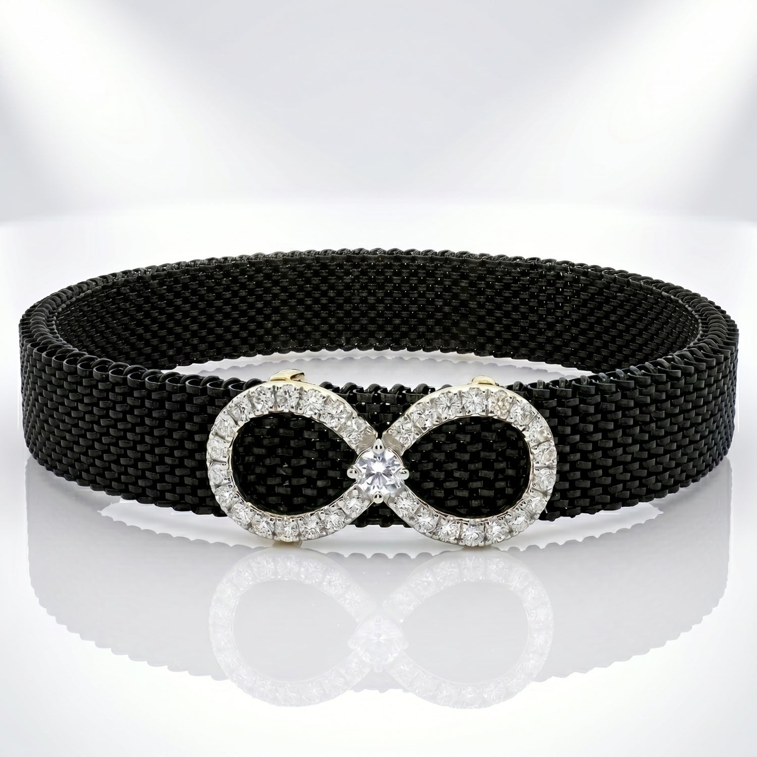 Midnight Infinity Lab Grown Diamond Bracelet