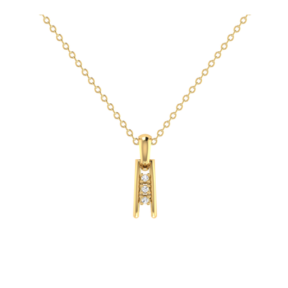 Orion Spire Gold Plated Lab Grown Diamond Pendant