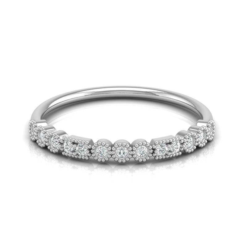 Essential Platinum Plated Lab Grown Diamond Ring