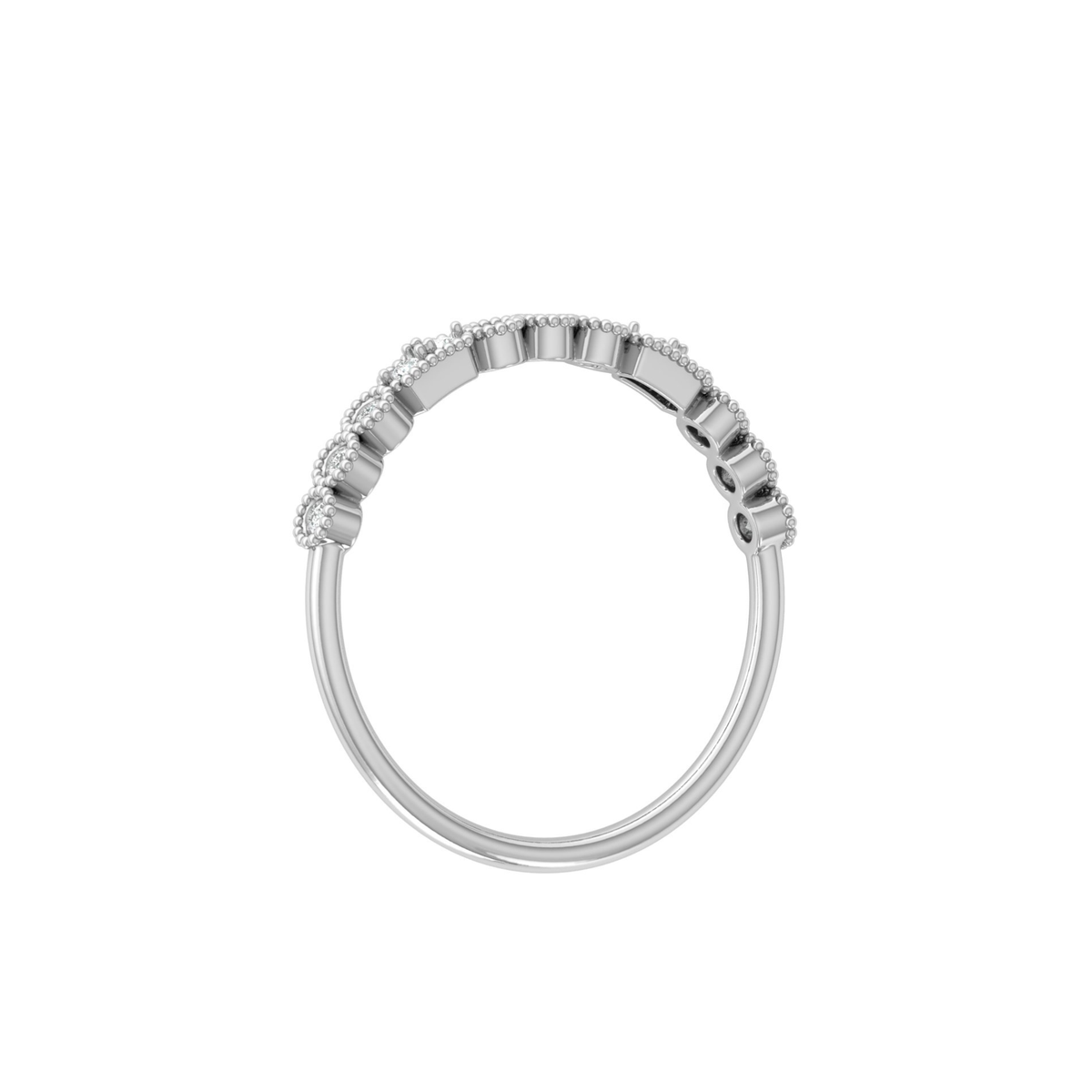 Essential Platinum Plated Lab Grown Diamond Ring