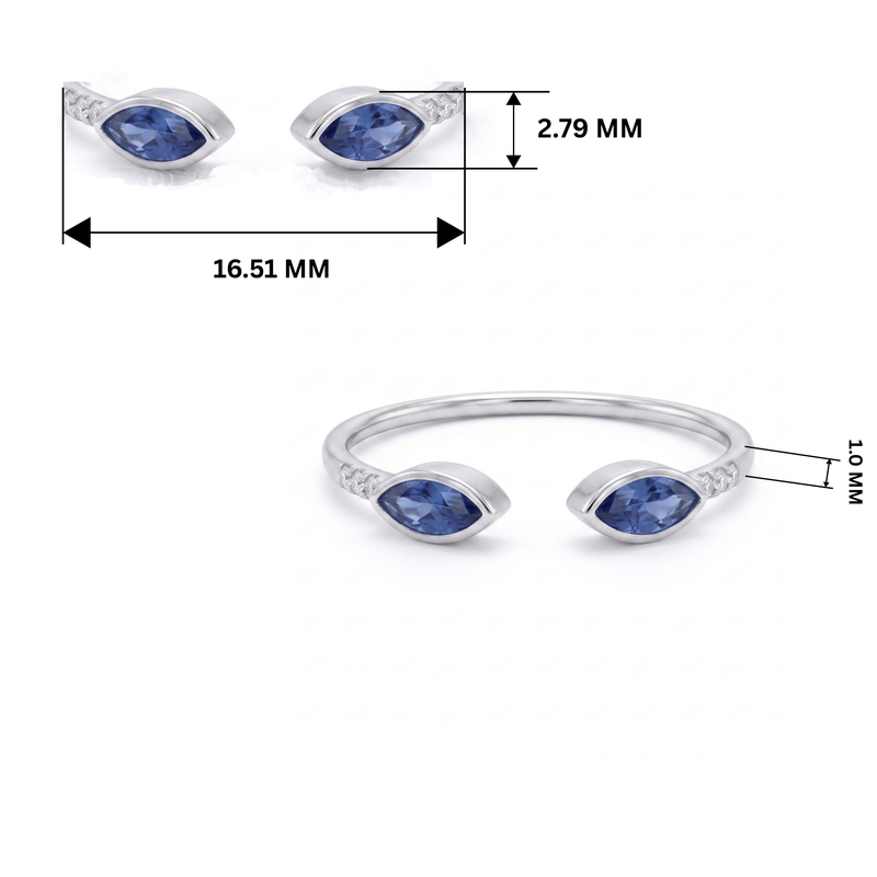 Gossamer Platinum Plated Lab Grown Diamond Ring