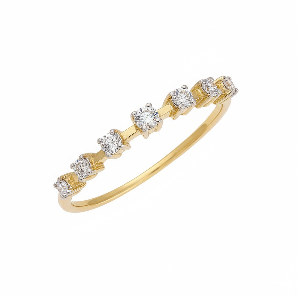 Starlight Line Lab Grown Diamond Ring