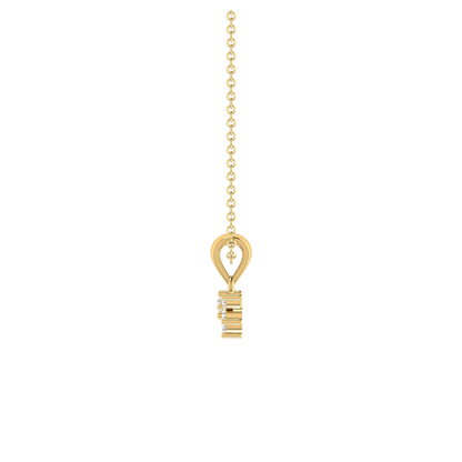 Breeze Drop Gold Plated Lab Grown Diamond Pendant