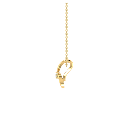 Starlight Nest Gold Plated Lab Grown Diamond Pendant