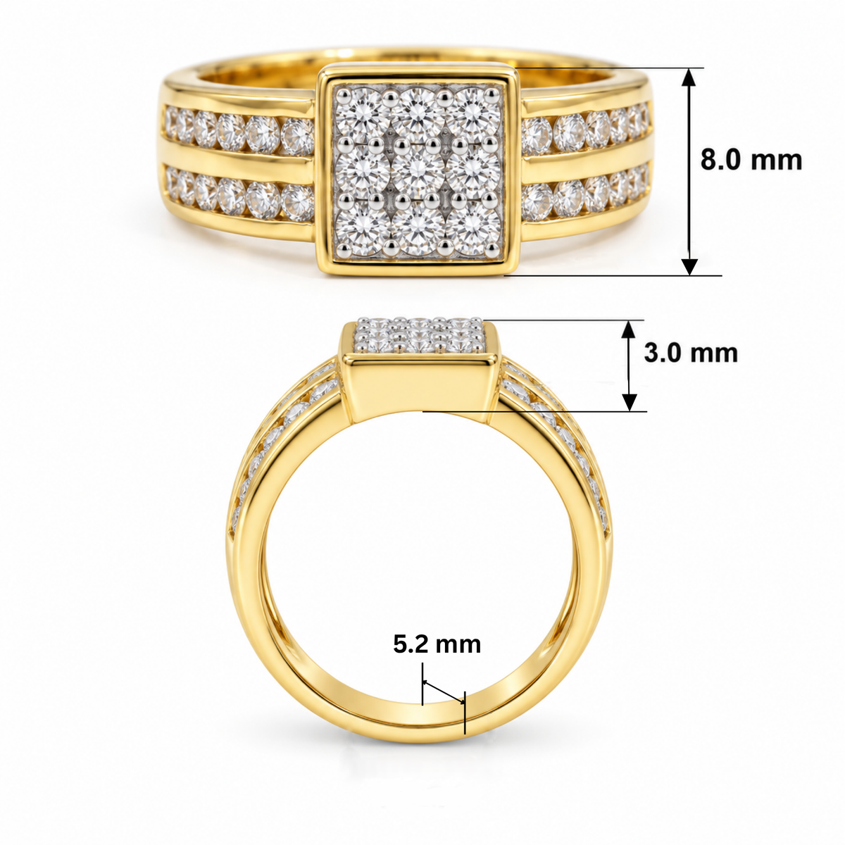 Aurevon Regal Lab Grown Diamond Ring