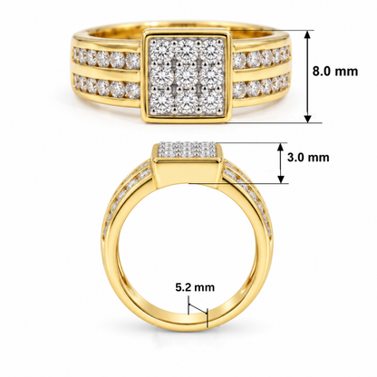 Aurevon Regal Lab Grown Diamond Ring