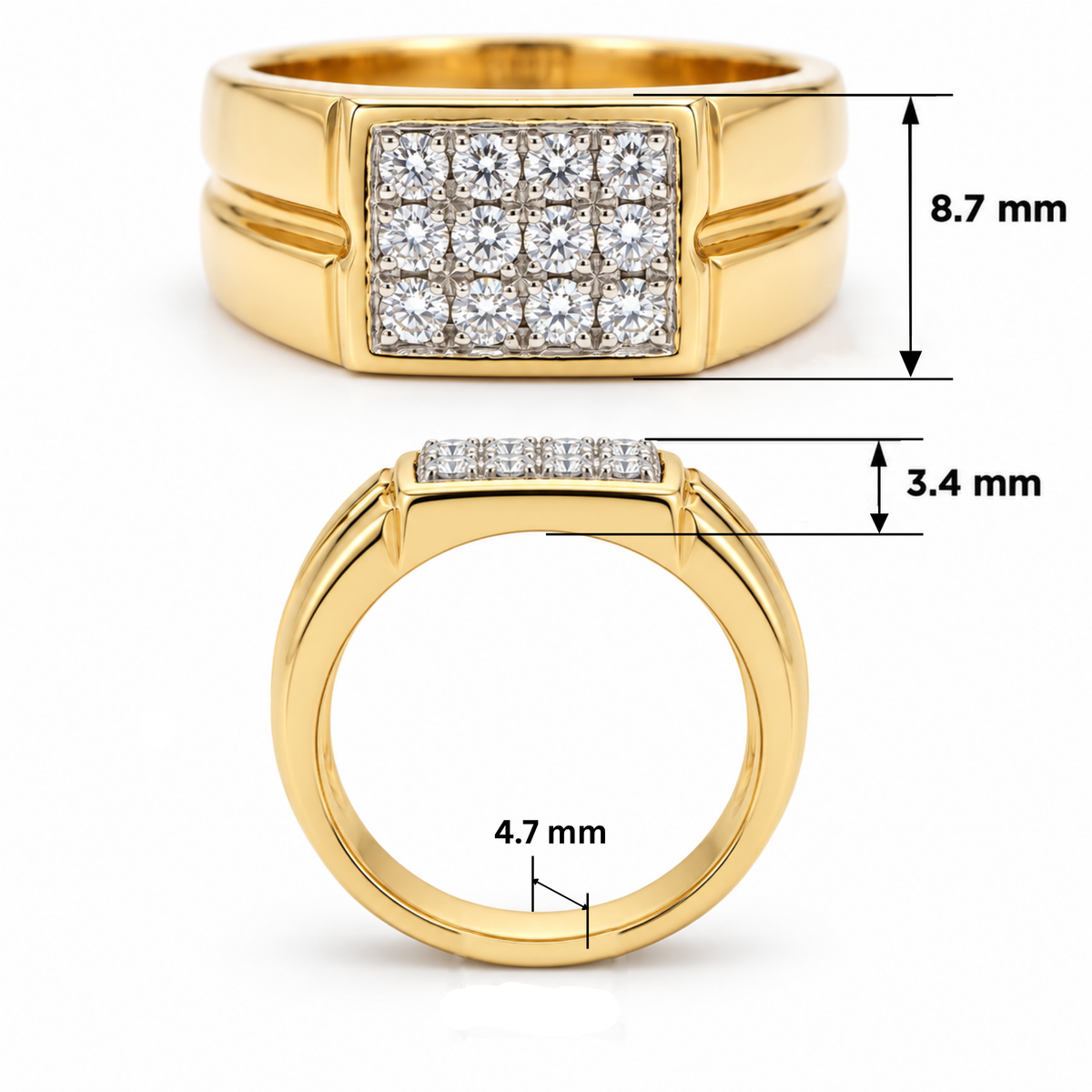 Zayden Luxe Lab Grown Diamond Ring