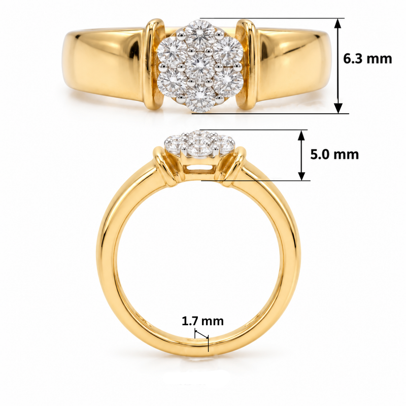 Aurex Stellar Lab Grown Diamond Ring