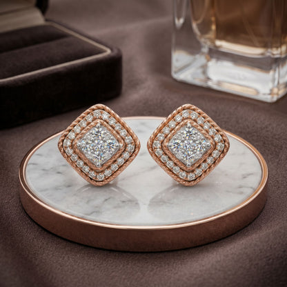 Blush Aura Lab Grown Diamond Earrings