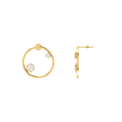 Cosmic Constellation Gold Plated Lab Grown Diamond Earrings