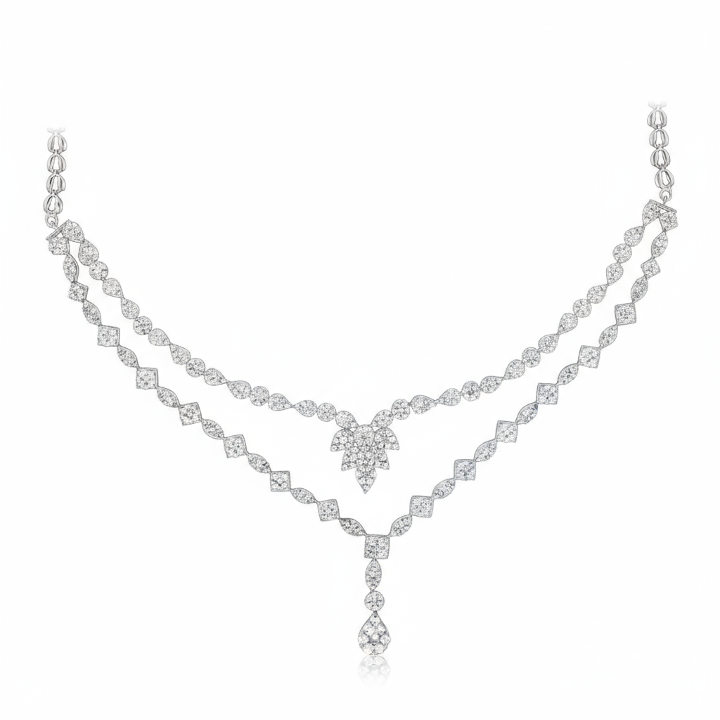 Botanical Glow Lab Grown Diamond Necklace
