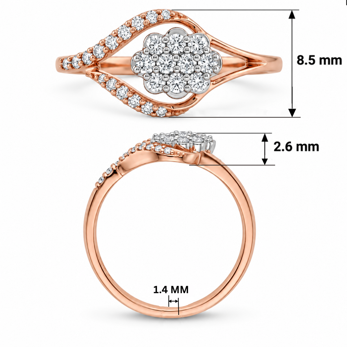 Solenne Bloom Lab Grown Diamond Ring