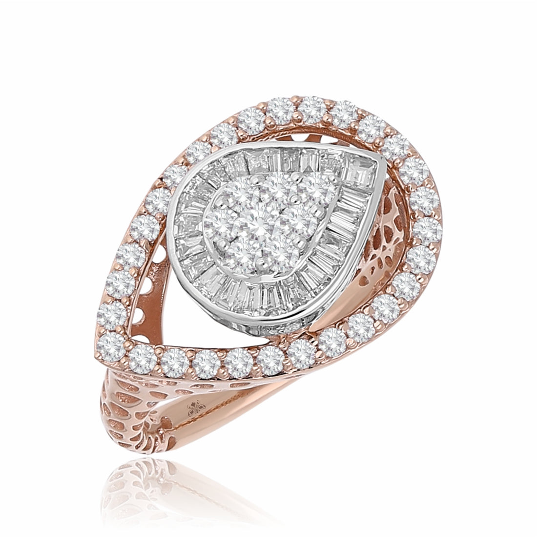 Celestial Teardrop Lab Grown Diamond Ring