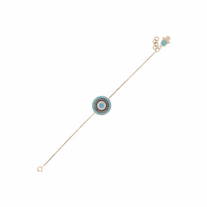 Mystic Aura Evil Eye Lab Grown Diamond Bracelet
