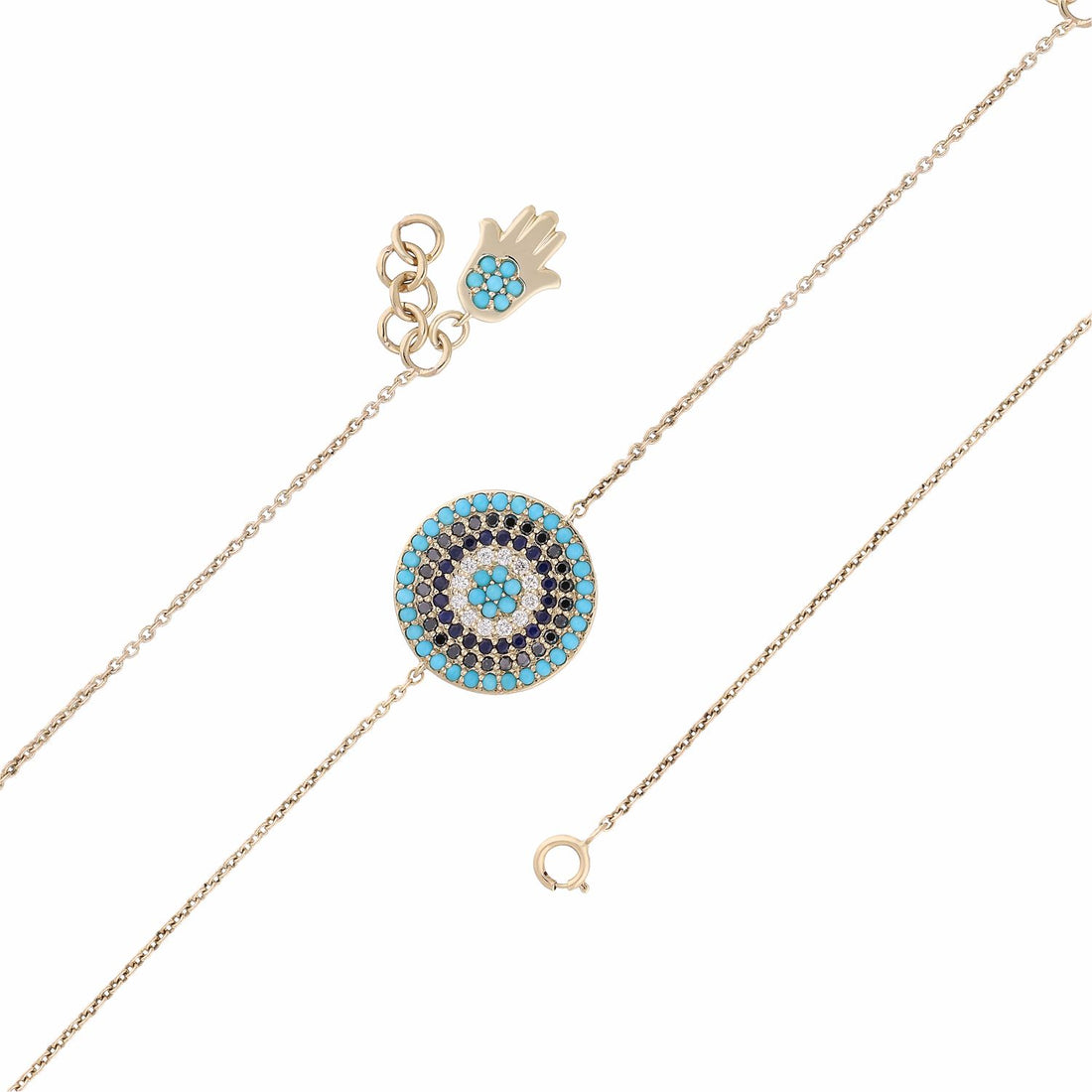 Mystic Aura Evil Eye Lab Grown Diamond Bracelet