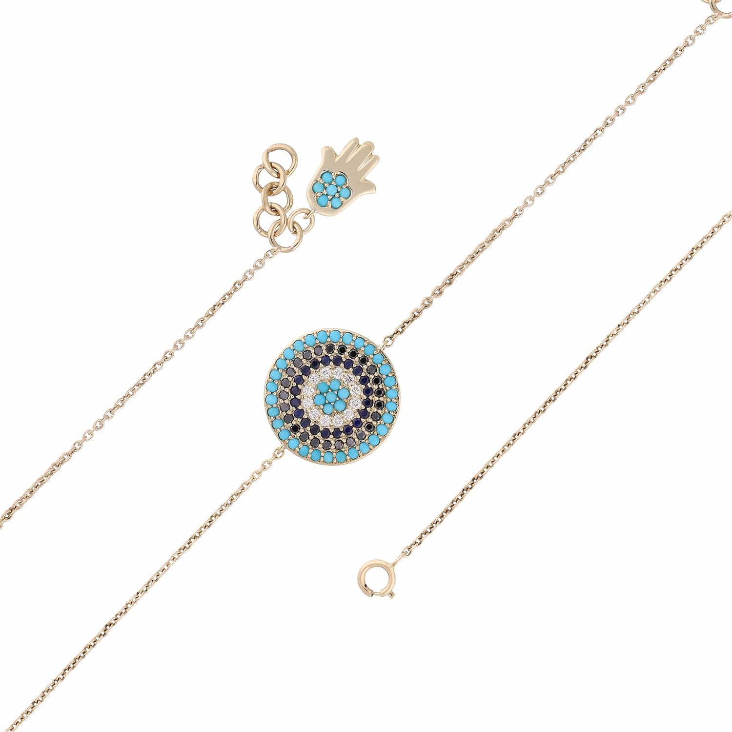 Mystic Aura Evil Eye Lab Grown Diamond Bracelet