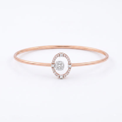 Shimmer Crest Lab Grown Diamond Bangle