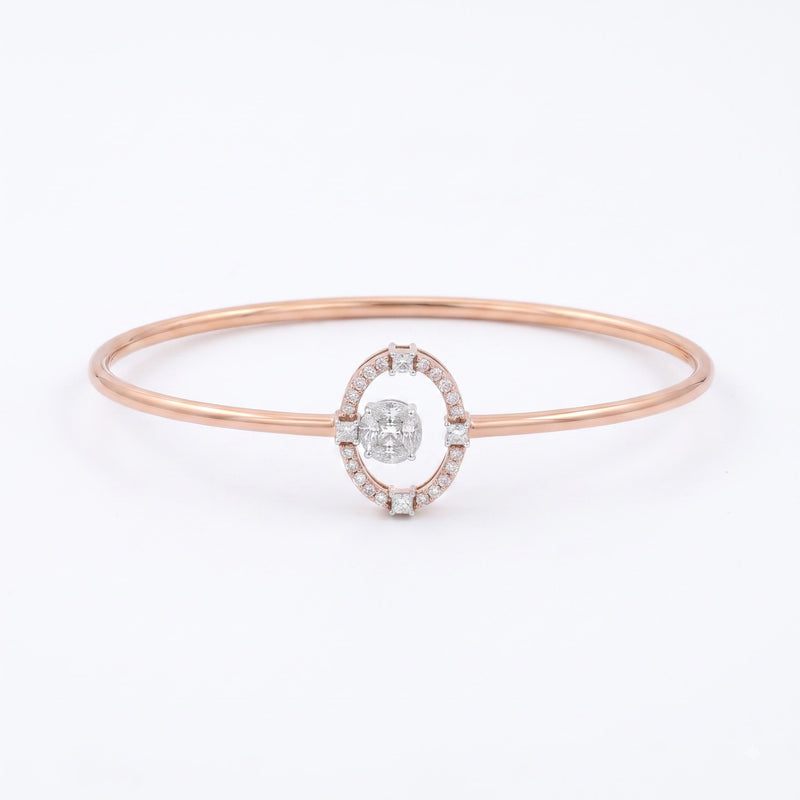 Shimmer Crest Lab Grown Diamond Bangle